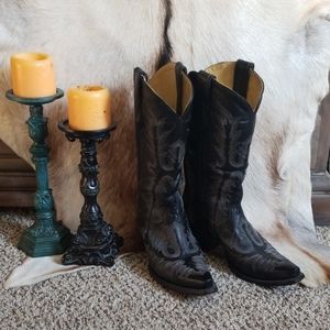 Corral Women's Snip Toe Cowgirl Boots Black